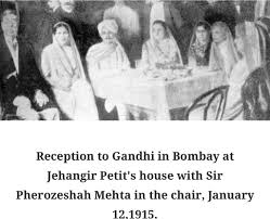 1915- Mahatma Gandhi returned to India ...