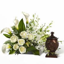 Maybe you would like to learn more about one of these? Calla Lilies And Urn Arrangement At Send Flowers