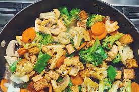 Cook for 3 minutes, then turn the heat to low. Vegetable Stir Fry With Carrots Broccoli And Cauliflower Divine Healthy Food