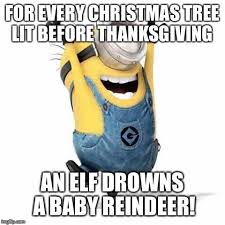 Gemmy 3' airblown inflatable minion stuart w/thanksgiving banner universal. Minions Imgflip