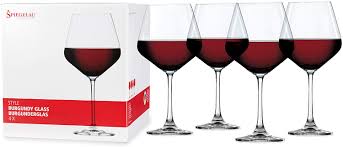 Maybe you would like to learn more about one of these? Amazon Com Spiegelau Style Burgundy Wine Glasses Set Of 4 European Made Lead Free Crystal Classic Stemmed Dishwasher Safe Professional Quality Red Wine Glass Gift Set 22 6 Oz Kitchen Dining