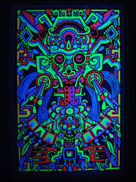 Pin By Andrew Tinch On Black Light Posters Mayan Art Aztec Art Art