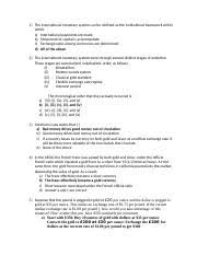 The International Monetary System Can Be Defined As The Institutional Framework Within Which Docx 1 The International Monetary System Can Be Defined Course Hero