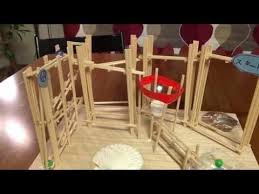 自由研究におすすめ ピタゴラスイッチ的なビー玉転がし 材料は100均 しょうラヂオ ビー玉転がし 100均 工作 工作 子供