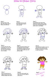 How To Draw Dora The Explorer Page 1 Line 17qq Com Moreover, these brushes are incredibly easy to customize, and you can edit their settings to best suit so, if you're looking for some efficient yet easy to use set of brushes to digitally represent a forest on. how to draw dora the explorer page 1