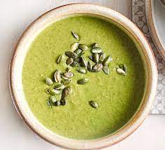 Herby Broccoli Pea Soup Recipe Recipes Pea Soup Bbc Good Food Recipes