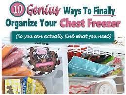 However, the deep and often large freezers are prone to disorganization, making it difficult to find what you need when you need it. How To Organize A Chest Freezer To Actually Find What You Need