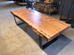 For the price, this thing is amazing (got it on sale one fifty shipped but even a deal at just under two hundred). Live Edge Cherry Slab Coffee Table W Legs Tree Purposed Detroit Michigan Live Edge Slabs Reclaimed Wood