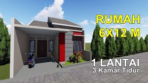 Desain rumah ukuran 6x11 1 lantai. Desain Rumah 6x11 5 Rumah Sederhana 3 Kamar Tidur By Yogie Ervanata