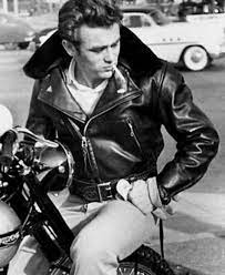 James Dean James Dean Greaser Style Leather Jacket