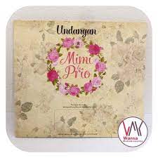 Undangan Nikah Bunga Vintage Dengan Tali Rami Whatsapp 081286403244 Website Www Warnamediakreasindo Wordpress Wedding Pins Wedding Invitations Invitations