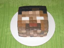 Herobrine Cake From The Video Game Minecraft