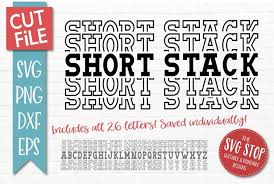 Choose from over a million free vectors, clipart graphics, vector art images, design templates, and illustrations created by artists check out our stack of books svg selection for the very best in unique or custom, handmade pieces from our digital shops. Short Stacked Mirror Alphabet Svg Png Dxf Eps 363445 Svgs Design Bundles