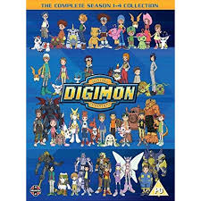 Digimon (デジモン, dejimon?), short for (デジタルモンスター, dejitaru monsutā?, digital monster) is a popular japan ese series of media and merchandise created by akiyoshi hongo, which is comprised of anime, manga, toys, video games, trading card games and other media. Digimon Digital Monsters Season 1 4 Boxset Dvd Shop4de Com