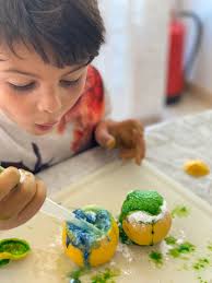 V is for Volcano! During this morning`s live session, Ms Nikki and Ms Vee  performed a fun and messy Science experiment with their Grade 1 Kinder 2)  students. The experiment simulated a