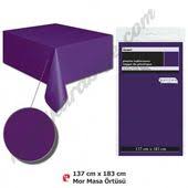 Mor Renk Parti Masa Ortusu 137 X 183 Cm Paket Icnde 1 Adet Bulunmaktadir Urun Olculeri 137 Cm X 183 Cm Plastik Malzemeden Imal Edilm Renkler Mor Urunler