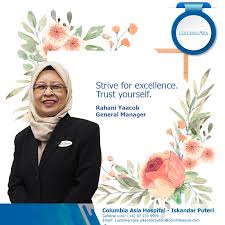 According To Our General Manager Of Columbia Asia Hospital Iskandar Puteri One Of The Issues Women Face In The Industry Columbia Woman Face General Manager