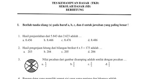 Contoh soal tes skd dan skb. Tes Kemampuan Dasar Berhitung Pdf Google Drive