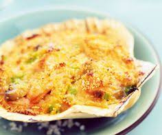 Decouvrez La Recette De Coquilles Saint Jacques Gratinees Aux Legumes Du Chef Recette Coquille St Jacques Recettes De Cuisine Coquilles Saint Jacques Gratinees