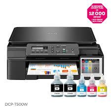Equipped with 3 functions at once namely copy, scanning and printing, this printer can accommodate all office needs. Dcp T500w Wielofunkcyjne Drukarki Atramentowe Brother