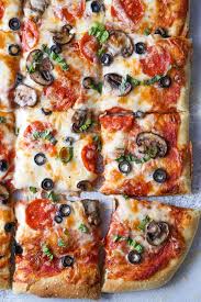 Sheet Pan Pizza Completely Delicious Recipe Pizza Recipes Homemade Easy Homemade Pizza Pan Pizza