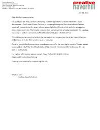 2 Cover Letter To Media