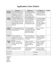 An effective cover letter can convince the recruiter to devote time to actually reading your resume instead of the typical six se. Application Letter Rubric Pdf Paragraph Resume