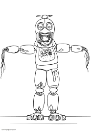 Fnaf it's no longer a horror game, it's more like a match for children. Chica Toy Fnaf Coloring Pages Five Nights At Freddy S Coloring Pages Coloring Pages For Kids And Adults