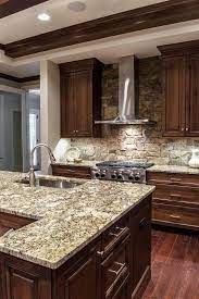 41 Dark Wood Kitchen Designs For That Classy Touch Rustic Kitchen Cabinets Rustic Kitchen Brown Kitchen Cabinets