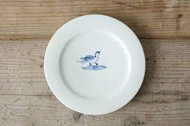 日々の暮らし 五十嵐元次 6寸 鳥絵皿 鳥 暮らし 鳥 絵