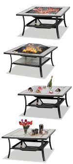Table Basse Multifonction Pour Jardin Ou Patio Qui Permet D Etre Utilise Comme Table Basse Barbecue Brasero Ou Comme Sea Patio Table Exterieur Jardin Patio