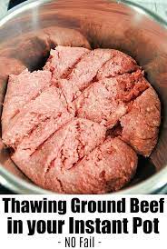 Instant Pot Frozen Ground Beef Can Be Thawed And Cooked In No Time At All If You Re Forgetful Like Me Instant Pot Recipes Instant Pot Dinner Recipes Recipes