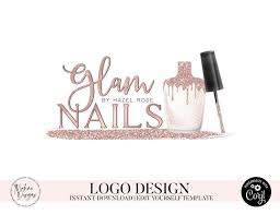 Nail Logo Design Nails Logo Logo Design Logo Premade Logo Etsy In 2020 Nail Logo Nail Salon Names Salon Names