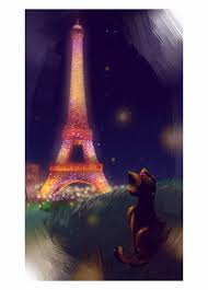 Looking for the best wallpapers? Wallpaper Miraculous Ladybug Eiffel Tower Beautiful Place