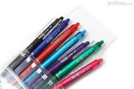 Pilot Frixion Ball Clicker Us Gel Pen 0 7 Mm 7 Color Set Pilot Fxcc7001f P Erasable Gel Pens Gel Pens Gel Ink Pens