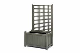 The combination of the large parklette with 2 small parklettes makes this ideal for displaying a wide range of decorative plants, herbs and flowers. Trellis Backed Rectangular Planters Painted Options Available The Garden Trellis Company