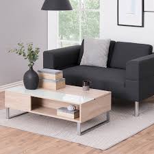 At next, our collection of coffee tables range from small and round to marble and glass. Azalea Coffee Table White Light Oak Brandalley
