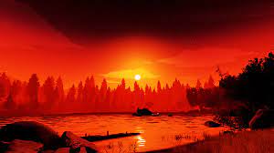 Firewatch Gif Tumblr Firewatch Ipad Wallpaper Watercolor Wallpaper Landscape