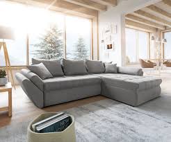 268 cm x 73 169 cm, kunstleder softlux. Ecksofa Loana 275x185 Grau Schlaffunktion Ottomane Variabel Delife Eu