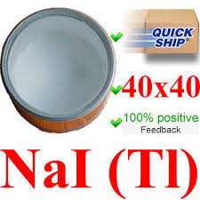 Scintillation is a flash of light for detection of beta particles, organic scintillators can be used. Scintillation Crystal Nai Tl 40x40 Mm Gamma Scintillator Radiation Detector Eur 980 06 Picclick De