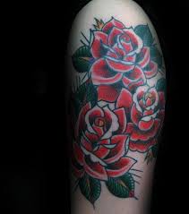 While most people do not apprehend how authoritative rose tattoos can be, rose tattoo designs are actually the most celebrated among teens. 50 Traditional Rose Tattoo Designs For Men Flower Ink Ideas