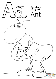 Letter A Is For Ant Coloring Page Free Printable Coloring Pages Abc Coloring Pages Abc Coloring Letter A Coloring Pages