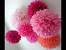 Bedroom Ceiling Pom Poms