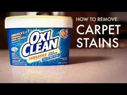 How To Clean Carpet Stains With Oxiclean Versatile Stain Remover Youtube Cleaning Carpet Stains Diy Carpet Stain Remover Stain Remover Carpet