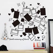 Sangat cocok sekali dengan nuansa rumah minimalis. Manis Memori Cinta Travel Foto Foto Dinding Stiker Dinding Dekorasi Sederhana Hitam Dan Putih Wall Stickers Aliexpress
