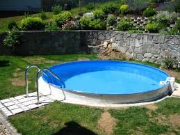 Stahlwandpool Rund Mit Poolleiter Pool Einbauen Stahlwandpool Rund Pool
