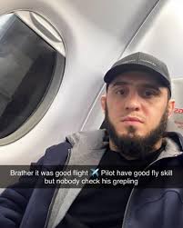 POV: Islam Makhachev just sent you a Snap 😂 Brather Pilot don't have  wrestling 😂