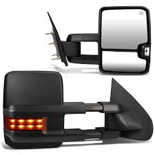 2014 17 Chevy Silverado Gmc Sierra 1500 Model Power Heated Led Signal Towing Mirror Towing Mirrors Gmc Sierra Gmc Sierra 1500 Accessories