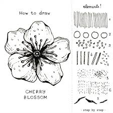 Alice On Instagram Cherry Blossom Cherry Blossom Step By Step I Can Assure You It Cherry Blossom Drawing Flower Drawing Flower Drawing Tutorials