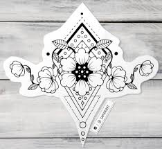 Shop the xzendor7 online art gallery with 840+ fine art images, 200+ digital art creations. Geometrical Flower Tattoo Design Drawn By Saphiriart On Instagram Http Instagram Com Saphiriart Tags Flower Tattoo Designs Geometric Tattoo Flower Drawing